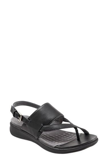 Women's Softwalk 'teller' Sandal .5 N - Black