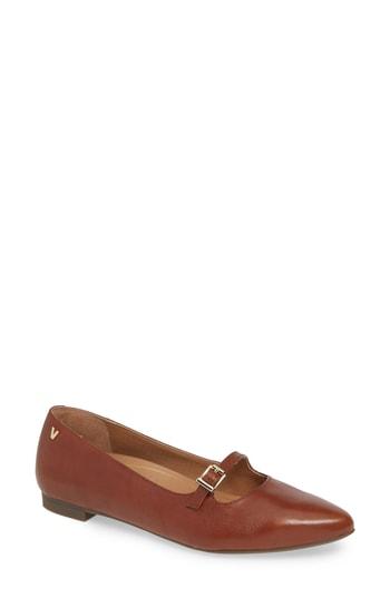Women's Vionic Delilah Flat M - Brown