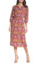 Women's Fraiche By J Floral Blouson Dress - Red