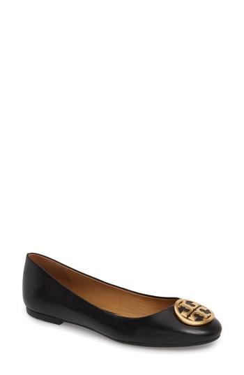 Women's Tory Burch Benton Ballet Flat M - Black