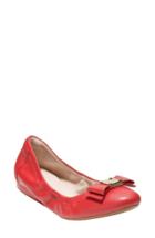 Women's Cole Haan 'tali' Bow Ballet Flat M - Red