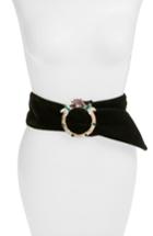 Women's Leith Jewel Buckle Belt - Black Multi