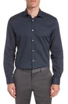 Men's John Varvatos Star Usa Regular Fit Dot Dress Shirt R - Blue