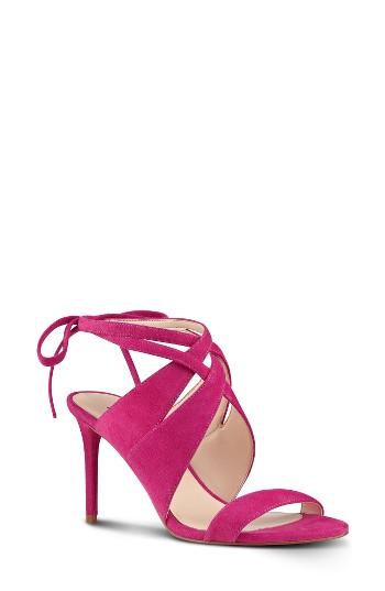 Women's Nine West Ronnie Ankle Tie Sandal M - Pink