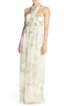 Women's Jenny Yoo 'nyla' Floral Print Convertible Strapless Chiffon Gown