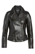 Women's Madewell Ultimate Leather Jacket - Black