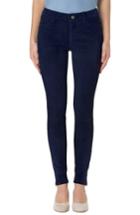 Women's J Brand Stretch Nubuck Super Skinny Pants - Blue