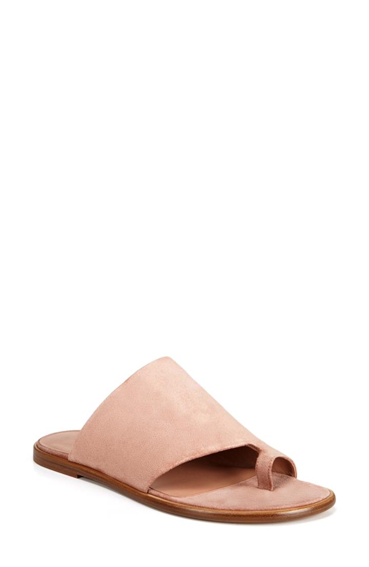 Women's Vince Edris Toe Loop Sandal .5 M - Pink