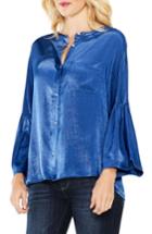 Women's Two By Vince Camuto Bell Sleeve Satin Shirt