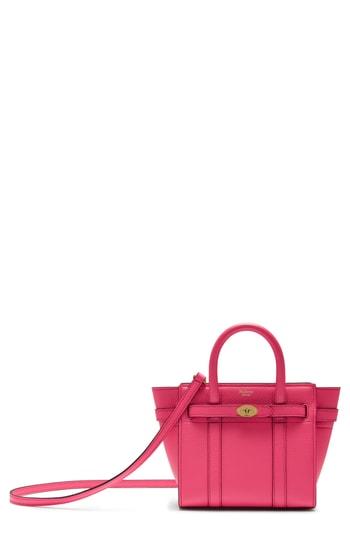 Mulberry Micro Bayswater Leather Satchel -