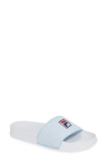 Women's Fila Terry Slide Sandal M - Blue