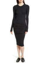 Women's Atm Anthony Thomas Melillo Ribbed Stretch Jersey Dress - Black
