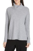 Women's Eileen Fisher Cashmere Turtleneck Top, Size - Grey