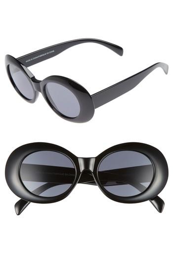Women's Bp. Oval Sunglasses - Black