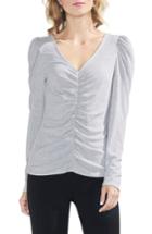 Women's Vince Camuto Puff Shoulder Cinched Top, Size - Grey
