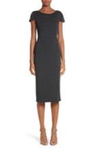 Women's Max Mara Cirino Polka Dot Sheath Dress - Blue