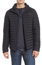 Men's The North Face Packable Stretch Down Hooded Jacket - Black