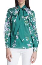 Women's Ted Baker London Johsie Graceful Tie Neck Blouse - Green