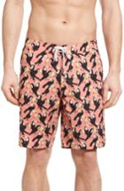 Men's Bonobos Print Board Shorts - Orange