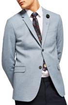 Men's Topman Skinny Fit Blazer 32 - Blue