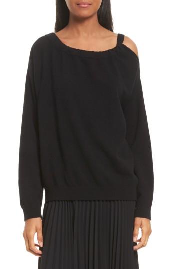 Women's Vince Cashmere Cold Shoulder Tunic