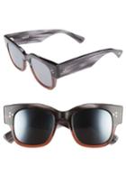 Women's Salt Tavita 50mm Polarized Square Sunglasses - Black