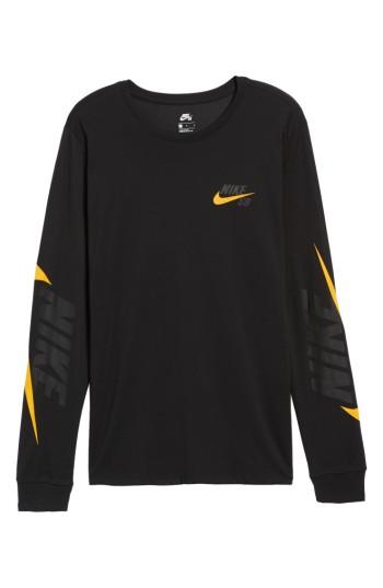 Men's Nike Sb Logo T-shirt - Black