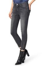 Women's Habitual Marina Mid Rise Zip Cuff Ankle Jean