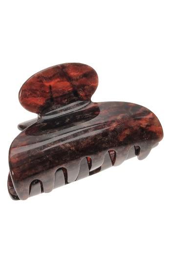 France Luxe Little Couture Jaw Clip, Size - Brown