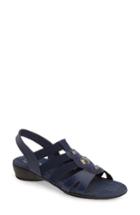 Women's Munro Destiny Sandal M - Blue