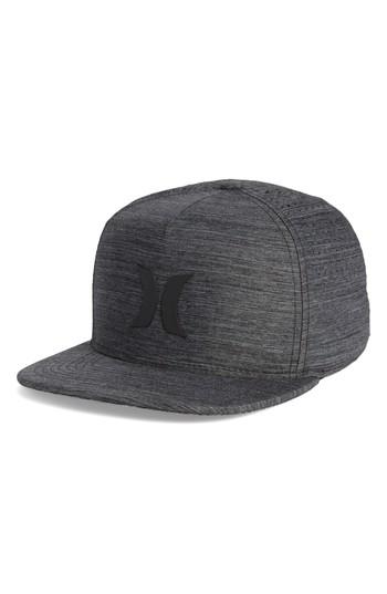 Men's Hurley Dri-fit Icon 4.0 Ventilated Logo Cap - Black