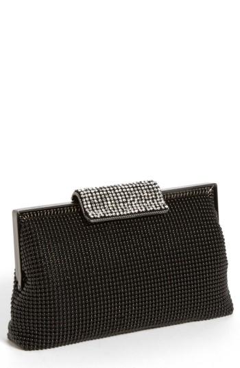 Whiting & Davis Crystal Frame Clutch -