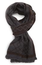 Men's Canali Wool & Cashmere Scarf, Size - Brown