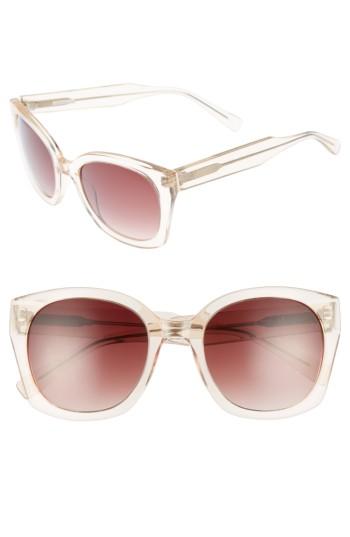 Women's Derek Lam Sadie 54mm Sunglasses - Nude Crystal