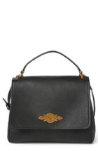 Polo Ralph Lauren Brooke Small Leather Messenger Bag - Black