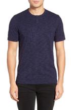 Men's Calibrate Space Dye One-button Henley - Blue
