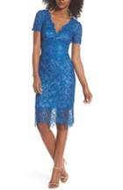 Women's Tadashi Shoji Carter Lace Sheath Dress - Blue