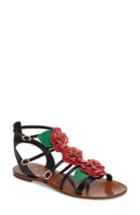 Women's Kate Spade New York Columbus Flat Sandal M - Black