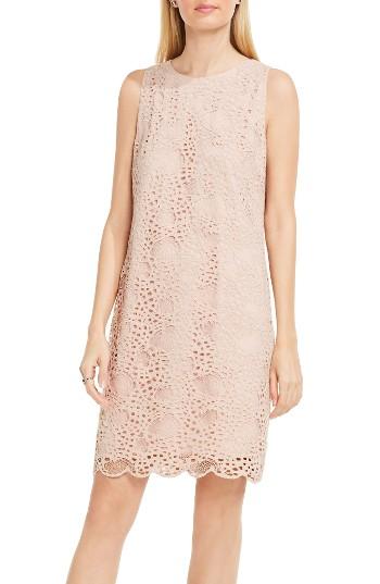 Women's Vince Camuto Lace Shift Dress - Pink