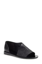Women's Vince 'tabitha' Half D'orsay Open Toe Flat M - Black