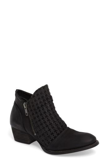 Women's Splendid Ravi Perforated Woven Bootie .5 M - Black