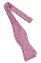 Men's Calibrate Textured Silk Bow Tie, Size - Pink