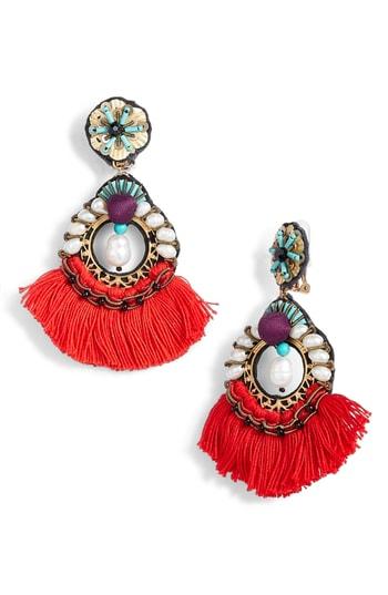 Women's Ranjana Khan Finch Tassel Earrings