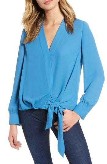 Women's Chelsea28 Tie Front Top - Blue