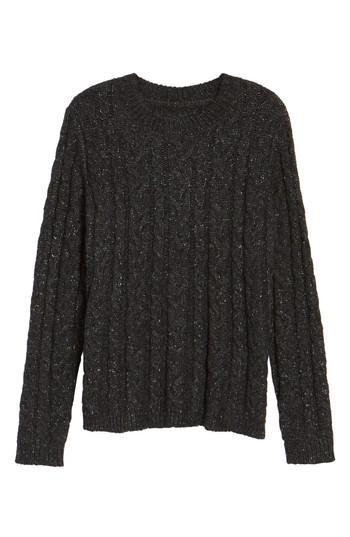 Women's Press Trapeze Fit Cable Knit Sweater