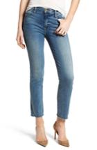 Women's Frame Le High Raw Hem Straight Leg Jeans - Blue