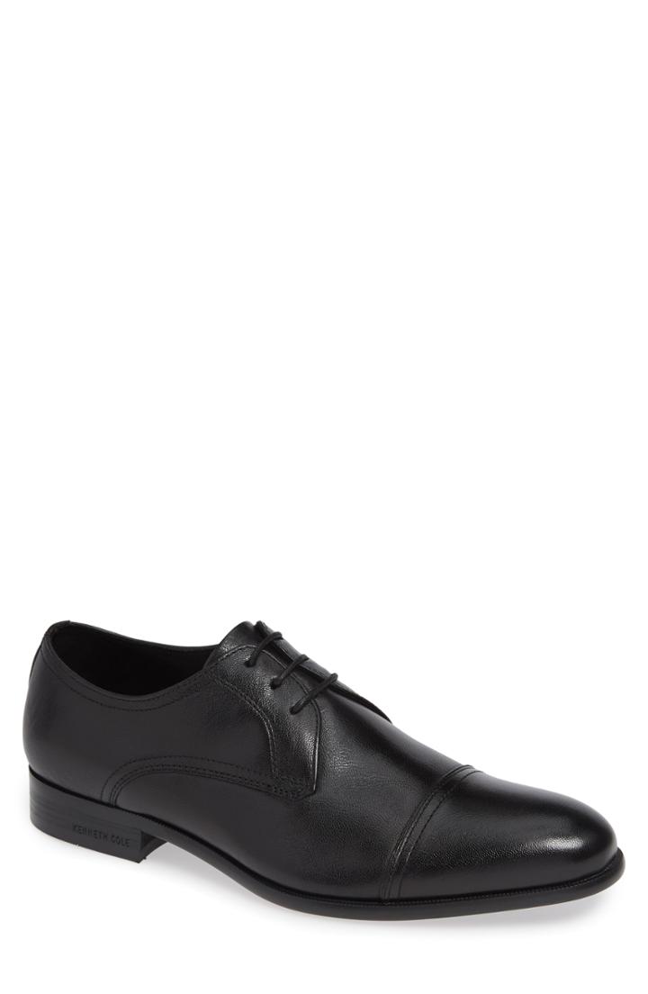 Men's Kenneth Cole New York Capital Cap Toe Derby .5 M - Black