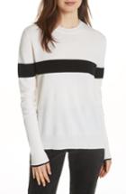 Women's La Ligne Bold Stripe Cashmere Sweater - Ivory
