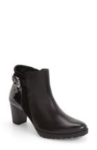 Women's Mephisto Jamie Buckle Strap Bootie M - Black