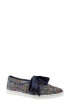 Women's J. Renee Shimmo Bow Sneaker .5 B - Blue